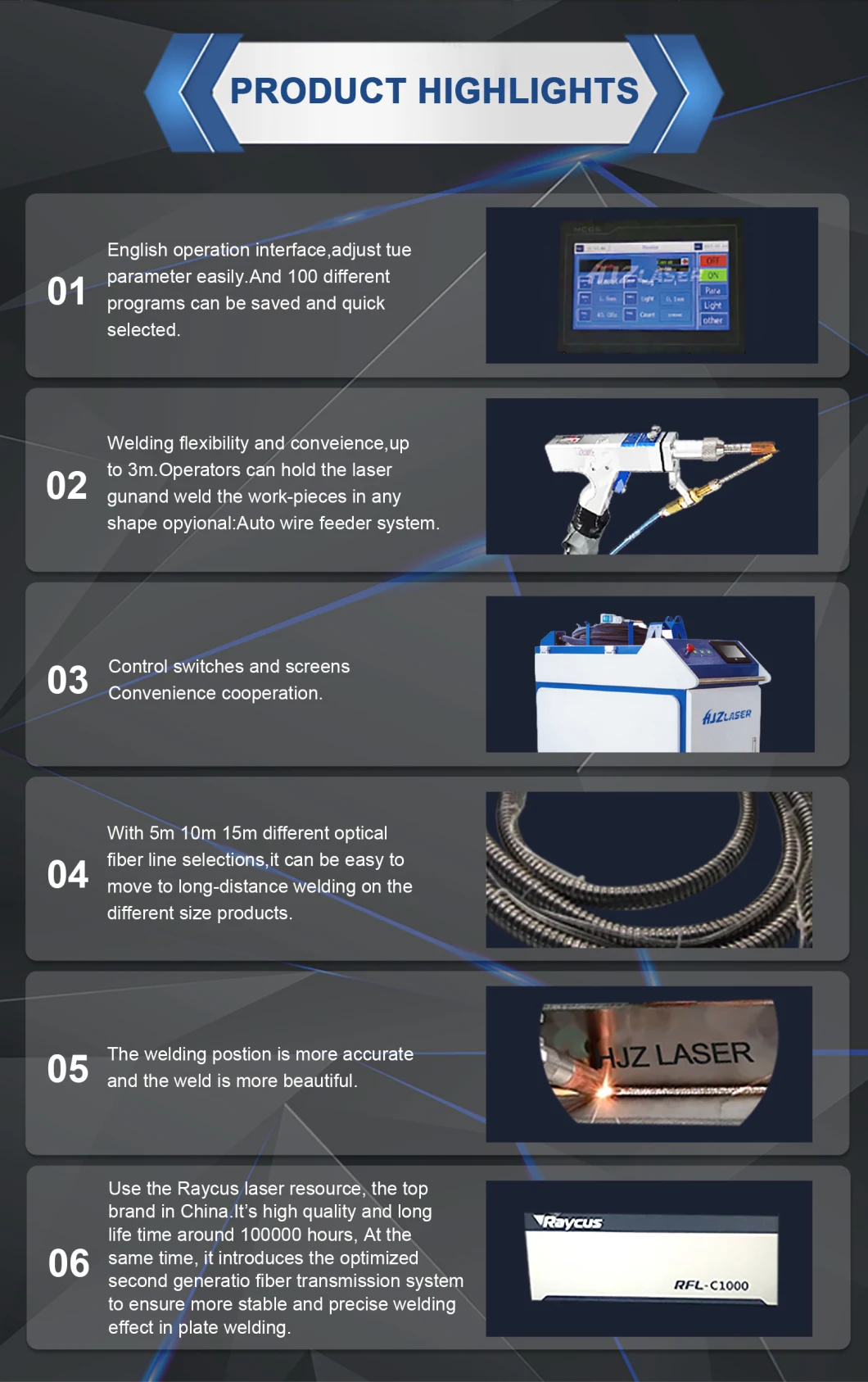 Handheld Laser Welding Handheld Laser Cutting and Laser Cleaning 3 in 1 Machine