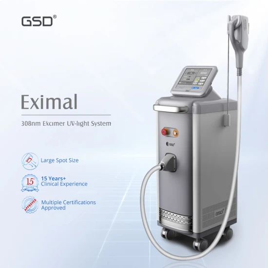 Gsd UVB-Lampen Phototherapie-Behandlung Excimer-Laser 308 nm Psoriasis Vitiligo Lichtgerät